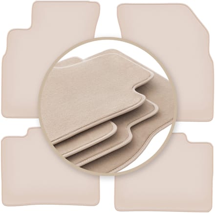 PREMIUM beige vloermatten voor: Kia Optima I sedan 2001-2006