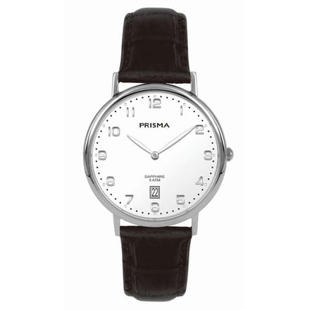 Prisma horloge P.1006 Heren Signature Titanium Silver Black