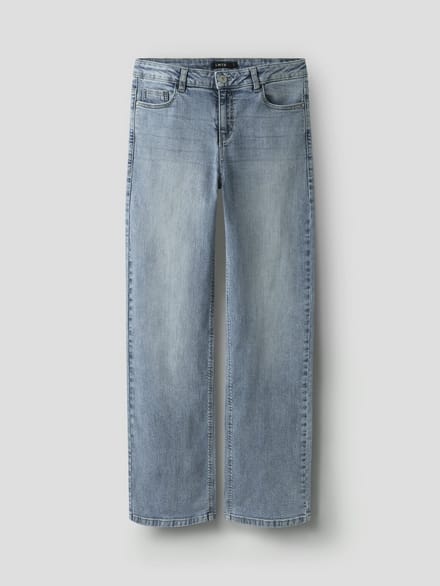 NAME IT - NLFBLI DNM NW R WIDE PANT NOOS - Meisjes - Jeans