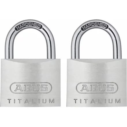 Abus Combinatieslot Kti12/30 - Massief Aluminium Hoge Veiligheid - Behuizing 30mm - Set Van 2 Stuks