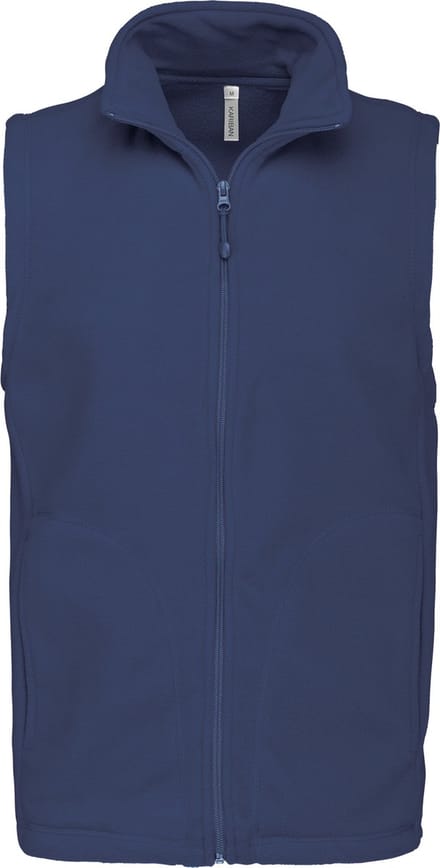 Fleecebodywarmer 'Luca' merk Kariban maat S Deep Blue