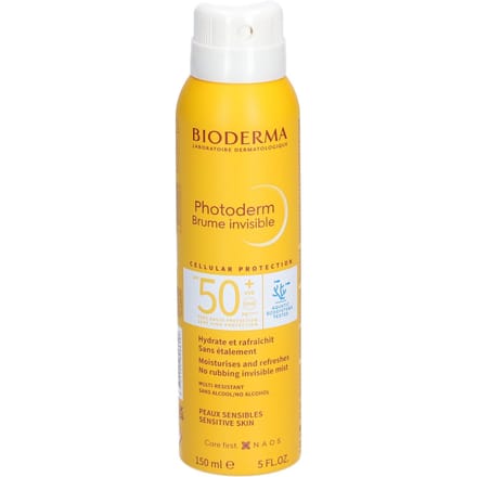 Bioderma Photoderm Max Invisible Mist SPF50+ Moisturising Sunscreen for Sensitive Skin 150ml