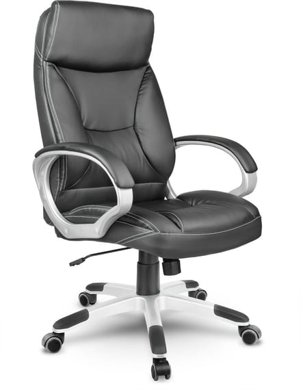 Sofotel EG-223 - Bureaustoel - Ergonomisch - Eco-leder - Zwart & Wit Contrast