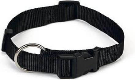 Nylon halsband verstelbaar 30-45x15 zwt