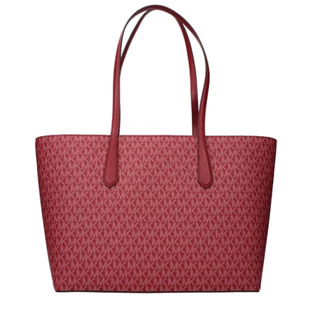 Michael Kors Rode Leren Schoudertas