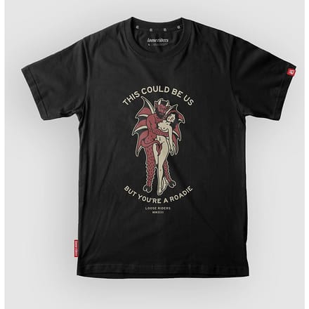 Loose Riders This Could Be Us Tech Tee zwart