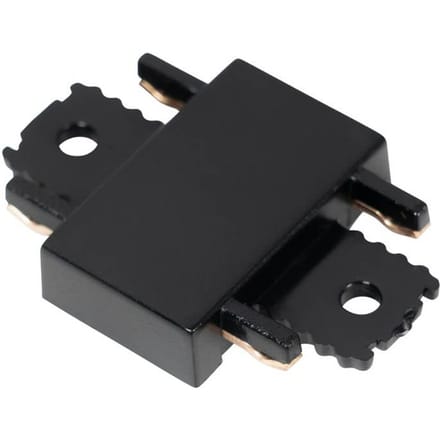 Lindby-verbinder Lumaro, 180°, zwart, kunststof