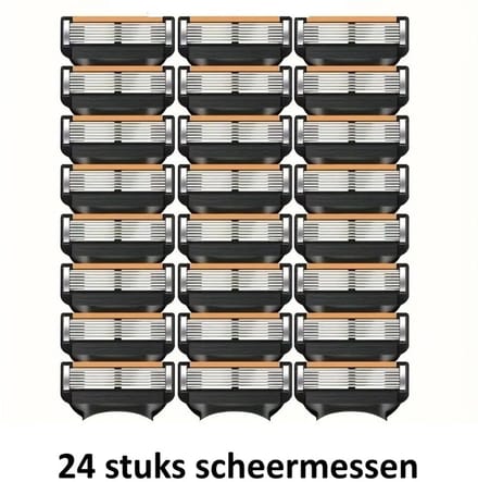 K&R Ventures Scheermesjes - Geschikt voor Fusion5 - 24 stuks