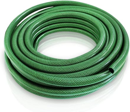 Stoffen Tuinslang 25 Meter 1 Inch Groen - Scheurbestendig en Flexibel