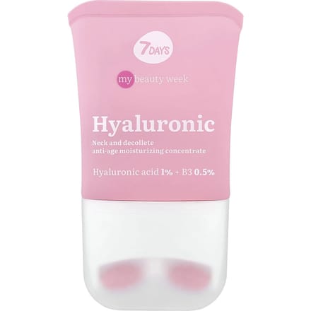 7 Days Beauty, Hyaluronic, Dual Action Anti-Aging & Moisturizing Cream, 80ml (2.7 fl oz) pink