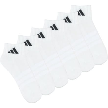 Adidas Performance Gevoerde Essentials Enkelsokken 6 Paar - Unisex - Wit