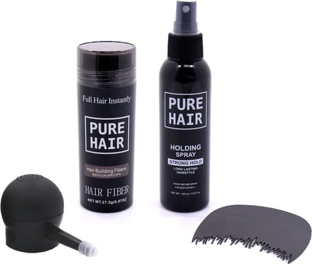 Pure Hair Premium Haarvezels Set Medium Bruin