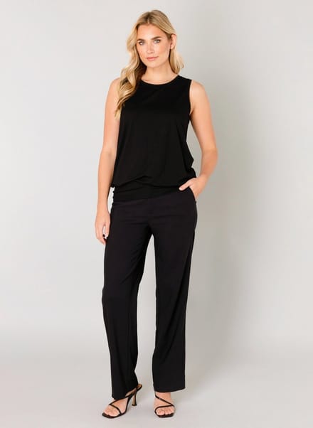 BASE LEVEL Yasmin Top - Black - maat 36