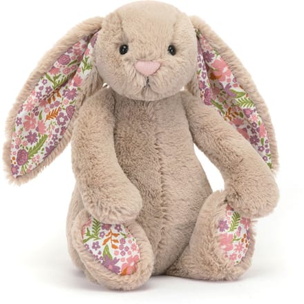 Jellycat knuffel blossom bunny beige petal small