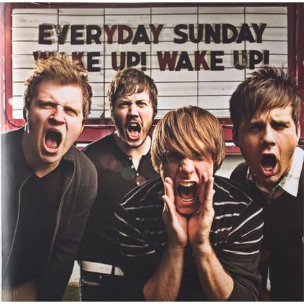 CD EVERYDAY SUNDAY - Wake Up Wake Up  POD1406 Inpop Records 2007 US Rock Gebruikt white