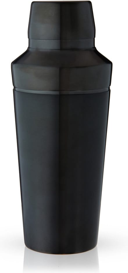 Viski Titanium Cocktailshaker - roestvrijstaal - 550ml - zwart