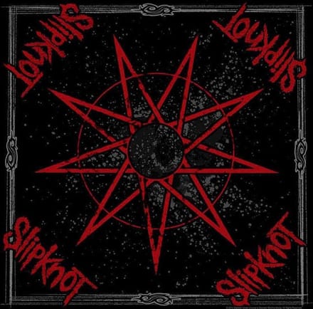 Slipknot - Nine Pointed Star Bandana - Zwart