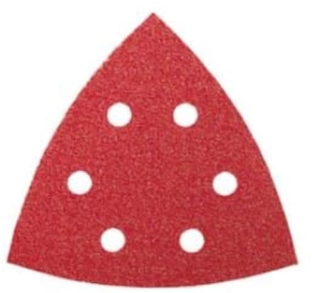 Bosch Accessories 2609256A52 Deltaschuurpapier Met klittenband, Geperforeerd Korrelgrootte (num) 180 Hoekmaat 93 mm 5 stuk(s)