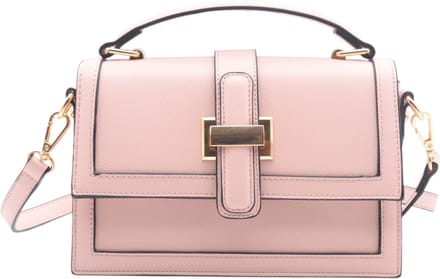 Flora & Co - trendy crossbody handtasje - lange draagriem - rose