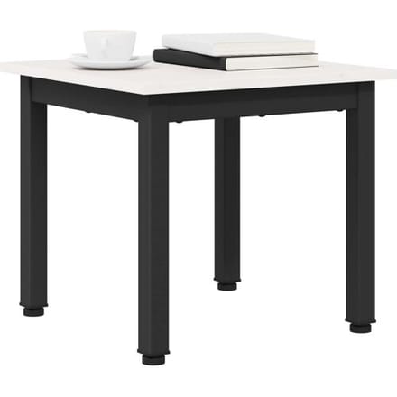 vidaXL - Salontafel - Wit - 40 - x - 40 - x - 36 - cm - Massief - grenenhout