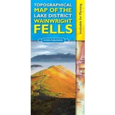 Topographical Map Of The Lake District Wainwright Fells - Peter Knowles