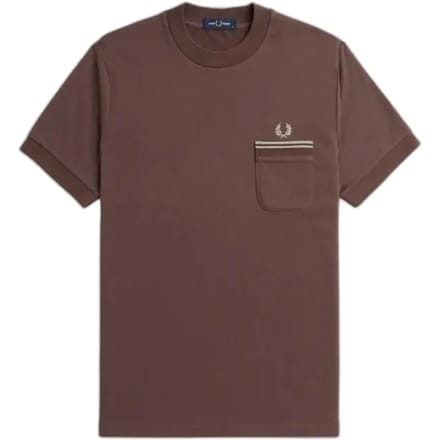 T-shirt met zak Fred Perry Loopback