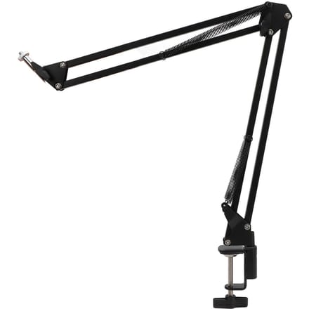 Bovenhoofd Camera Mount Bureau Standaard Staal met 1/4 Schroefkop Adapter Bovenhoofd Camera Bureau Statief black