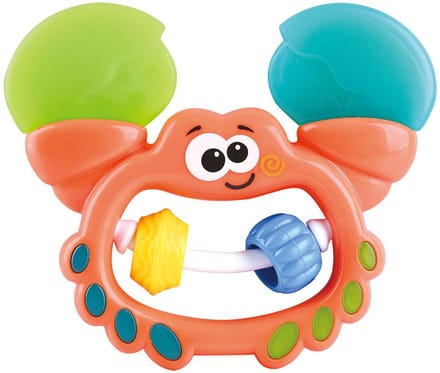 Playgo Krab 2in1 Rammelaar en Bijtspeeltje