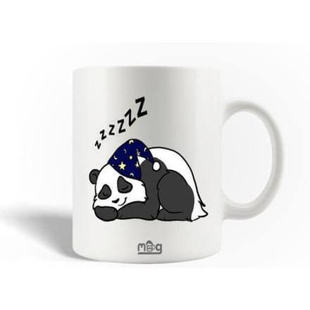 Mug en Céramique Petit Panda En Train De Dormir Animal Dessin Coloré
