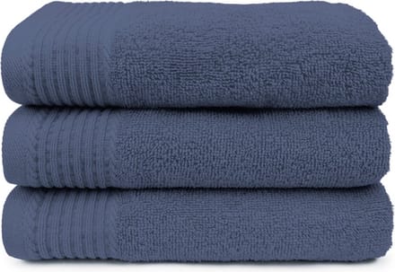 The One Voordeel Maxi Badlakens Denim 100x180cm 3 stuks