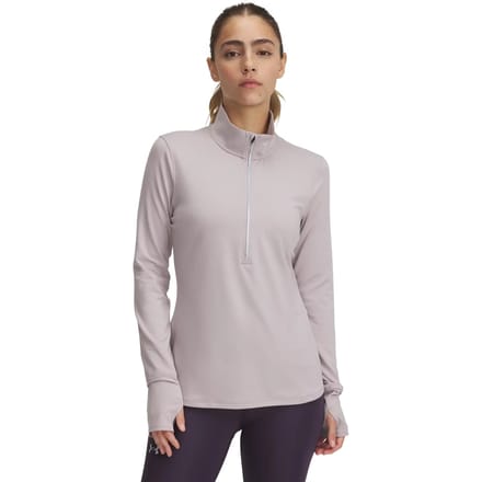 Trainingsshirt 1/2 rits voor dames Under Armour Qualifier Run