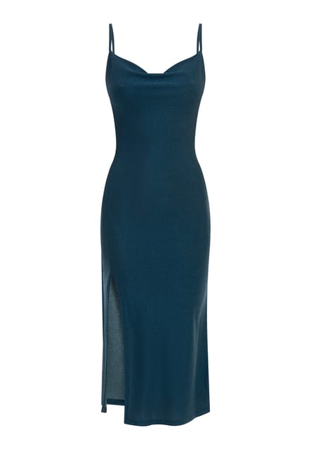 Mymo Midi-jurk met bandjes Dames aqua