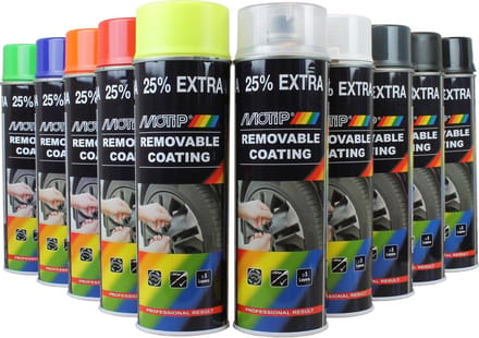 MoTip SprayPlast HOOGGLANS ZWART spuitbus 500ml