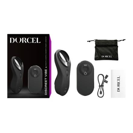 Dorcel - Discreet VIBE + Panty Vibrator Met Afstandsbediening- Zwart