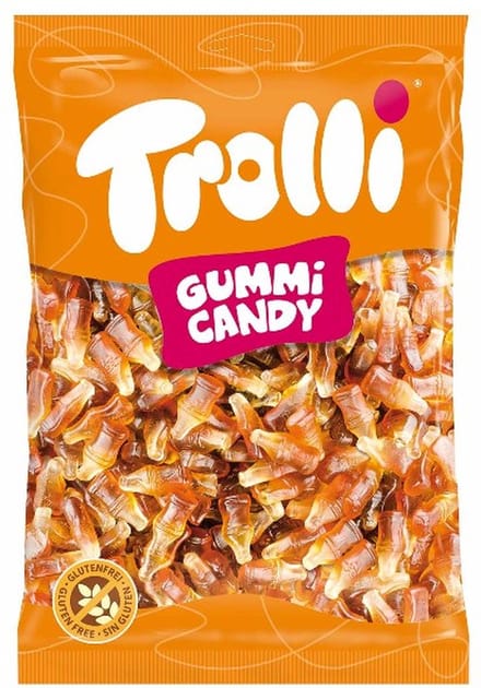 Trolli - cola flesjes - 1 kg - snoep - snoepgoed - fles