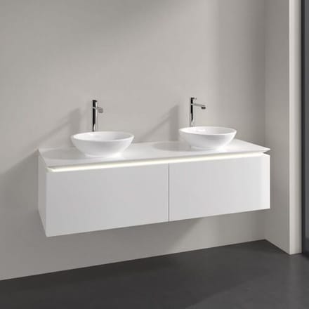 Villeroy & Boch Legato vanity unit 140 cm with LED lighting B591L0PN
