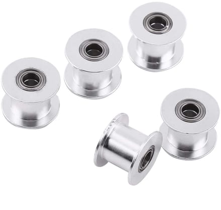 Dailygoody - Distributieriem Spanrol - 3D-printeraccessoire - 10 mm breed - Aluminium - Synchrone riemschijf - Geschikt voor 3D-printer