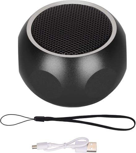 Draagbare Bluetooth Speaker - Mini Luidspreker - Muziek Luisteren - Aluminium Ontwerp - Compact Formaat - Zwart