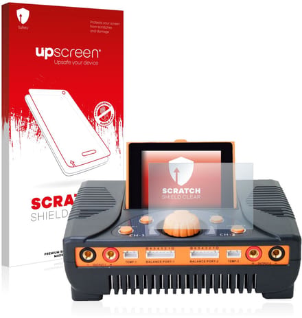 upscreen - Screenprotector voor Junsi iCharger 406 Duo - Folie Beschermfolie transparant
