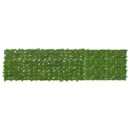 vidaXL - Balkonscherm - met - bladeren - Groen - en - Geel - 300 - x - 75 - cm