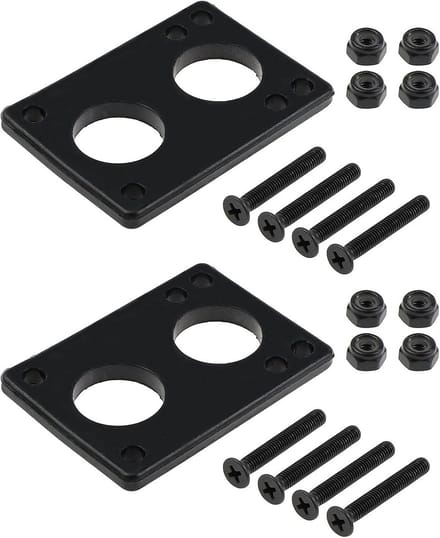 10 Stuks 6 mm Afdichting Skateboard Longboard Riserpads - Skate Accessoires voor Schokdemping en Bescherming