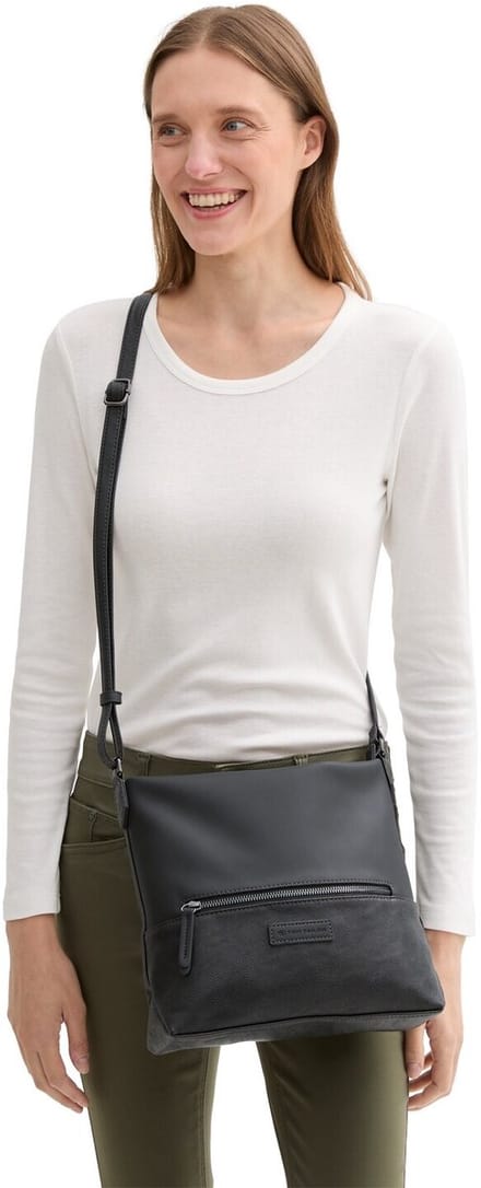 Tom Tailor - TTGIA M schoudertas van imitatieleer - Maat ONESIZE - schwarz / black