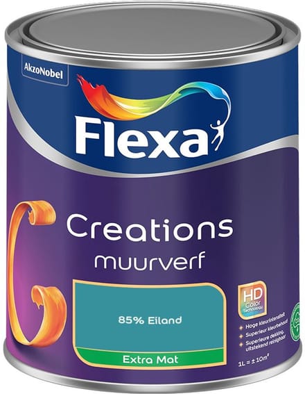 Flexa - Creations Muurverf Extra Mat - 85% Eiland - Mengverf - 1 L