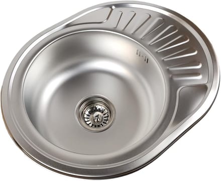 RVS Keukenspoelbak 57x45 cm Inbouw Onderbouw - Diepe Enkelbak