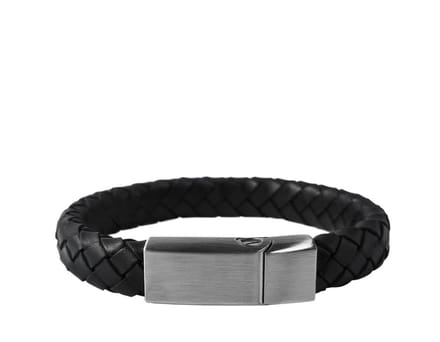 As armband Gevlochten black - 21cm