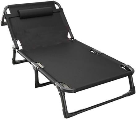 Opklapbed - Vouwbed Logeerbed - Ruimte Besparen - Compact Opvouwbaar - Klein - Zwart