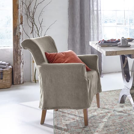 LOBERON Fauteuil Amherst grijsblauw