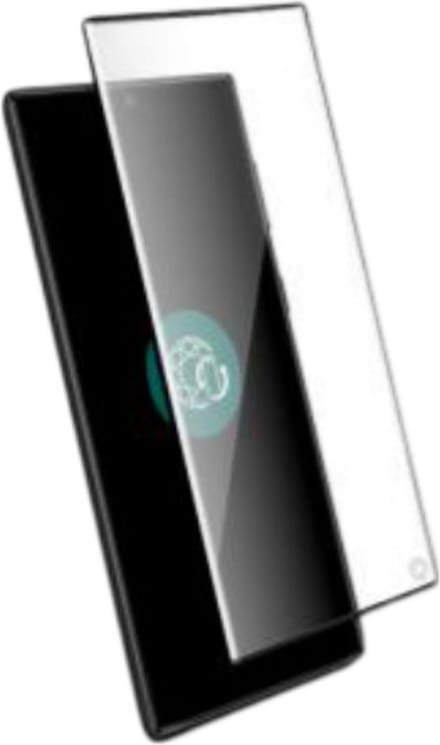 Force Case, Screenprotector geschikt voor Galaxy S24 Ultra - Tempered Glass 3D 9H+, Transparant zwart