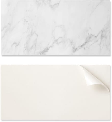 Zelfklevend decoratief element van vinyl voor thuis, 120x60 cm, marmerpatroon.