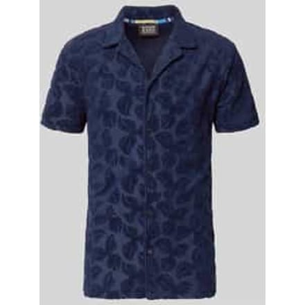 Scotch & Soda Terry Jacquard Regularfit Shortsleeved Shirt